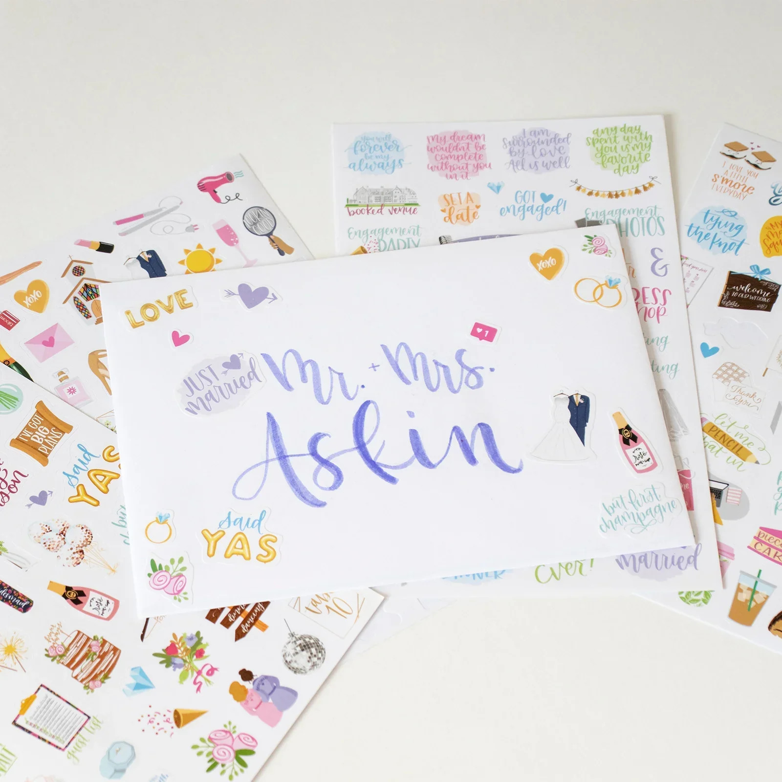 bloom daily planners Planner Sticker Pack, Wedding Planning