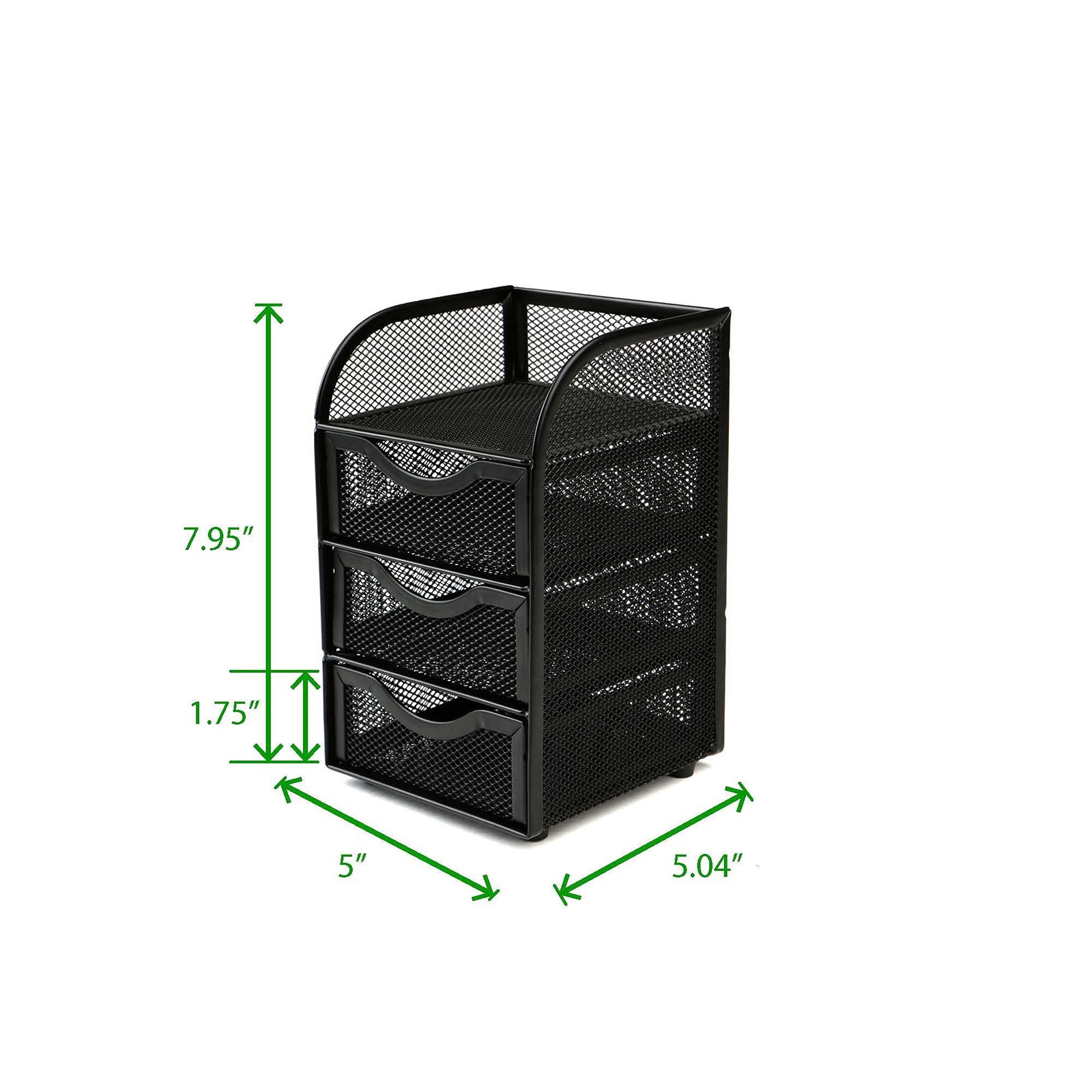 Desktop Accessory Storage, Binder Clip Basket, Workspace, Office, Metal Mesh,…