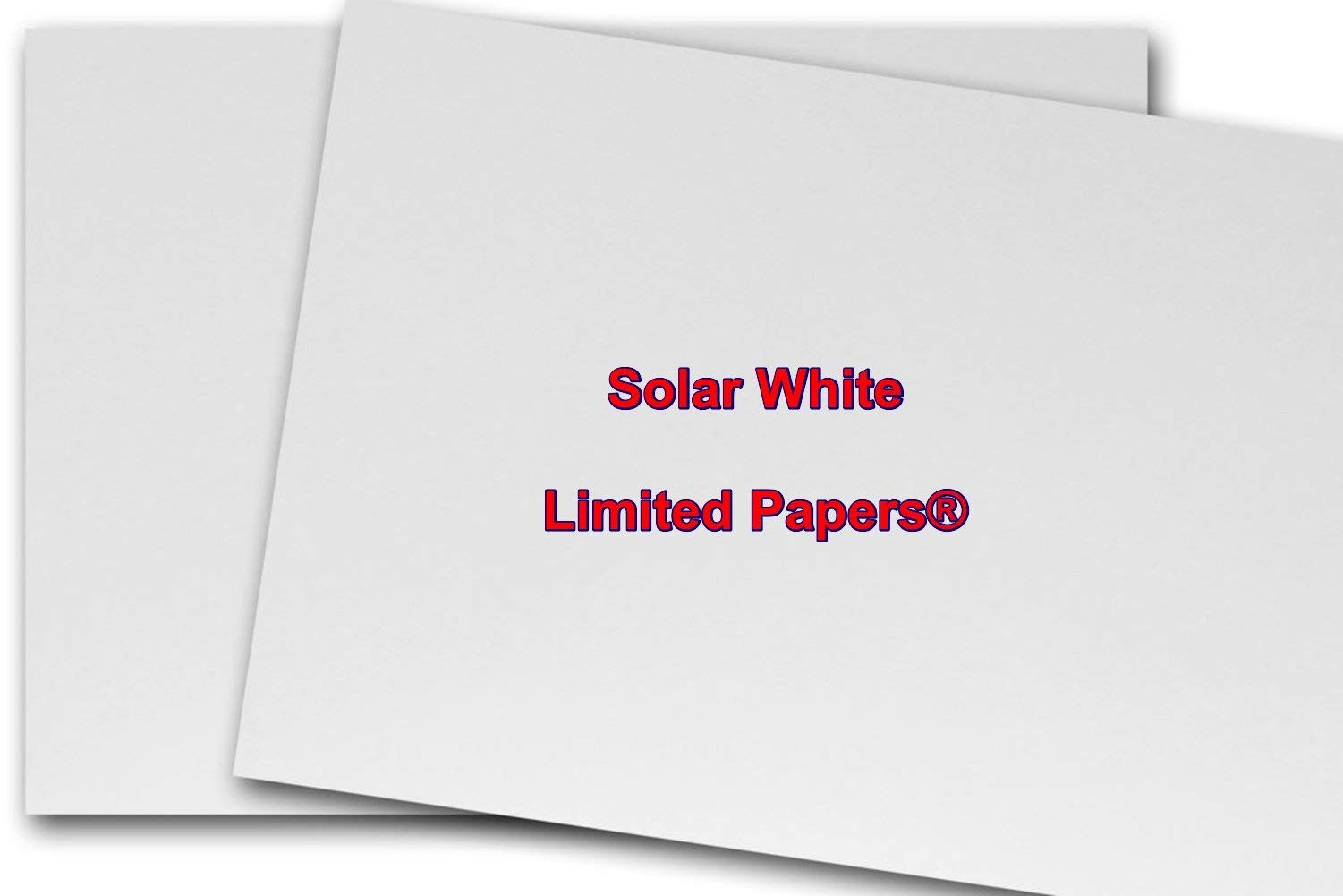Limited Papers (TM) Classic Crest Solar White (100# Text 13″x19″)