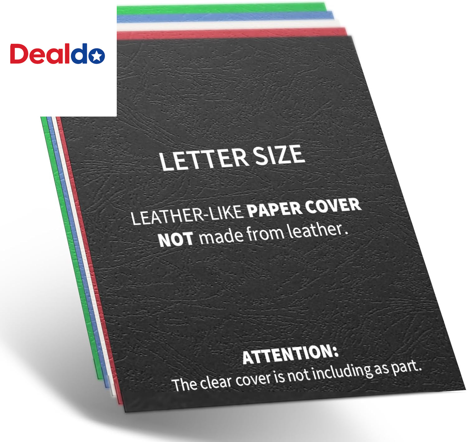 100 Pack 13Mil Grain Texture Paper Binding Presentation Covers, 8-1/2 X 11 Inche