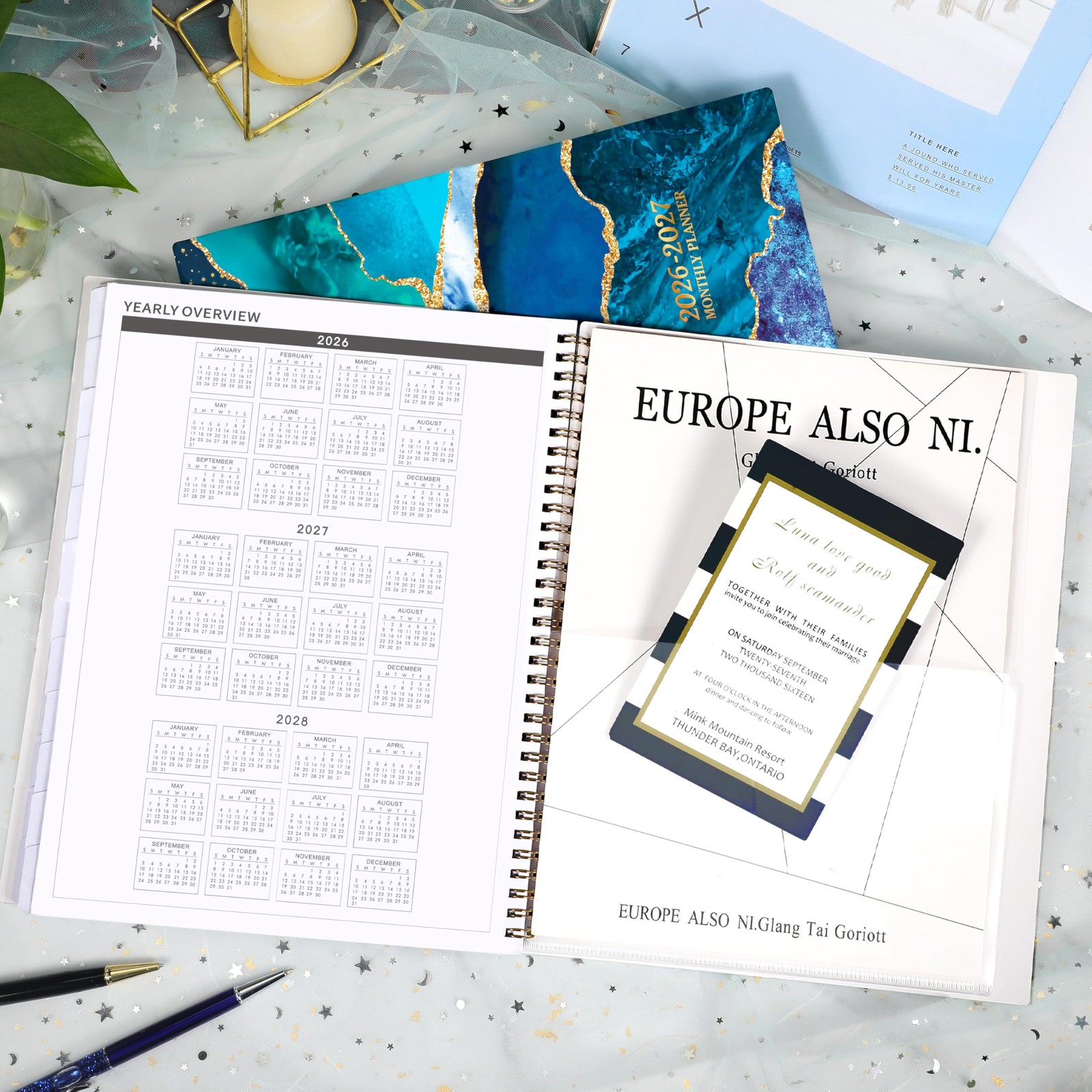 Monthly Planner/Calendar 2026-2027 – 2 Year Monthly Planner 2026-2027, 9 ×