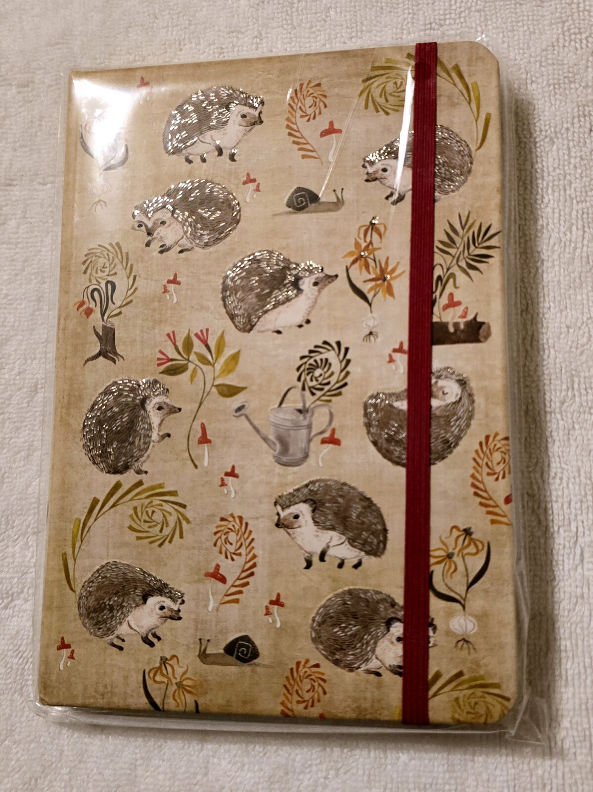 Hedgehogs on cover lined journal 160 pages NEW IN PLASTIC hardcover