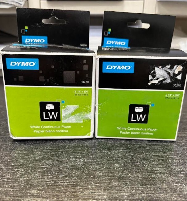 DYMO LabelWriter Continuous-Roll Receipt Paper 2-1/4″ x 300 White 30270