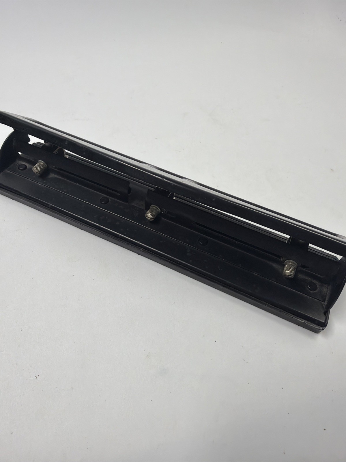 Unbranded/Generic 3-Hole Punch 11.5” Black Tested/Works Adjustable