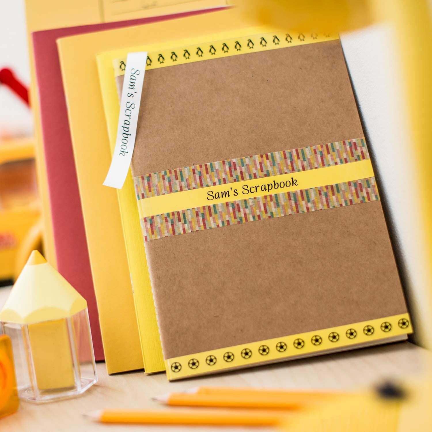 Yellow Label Tape Compatible with Brother P-Touch TZ TZe 621 631 641 651 FX631