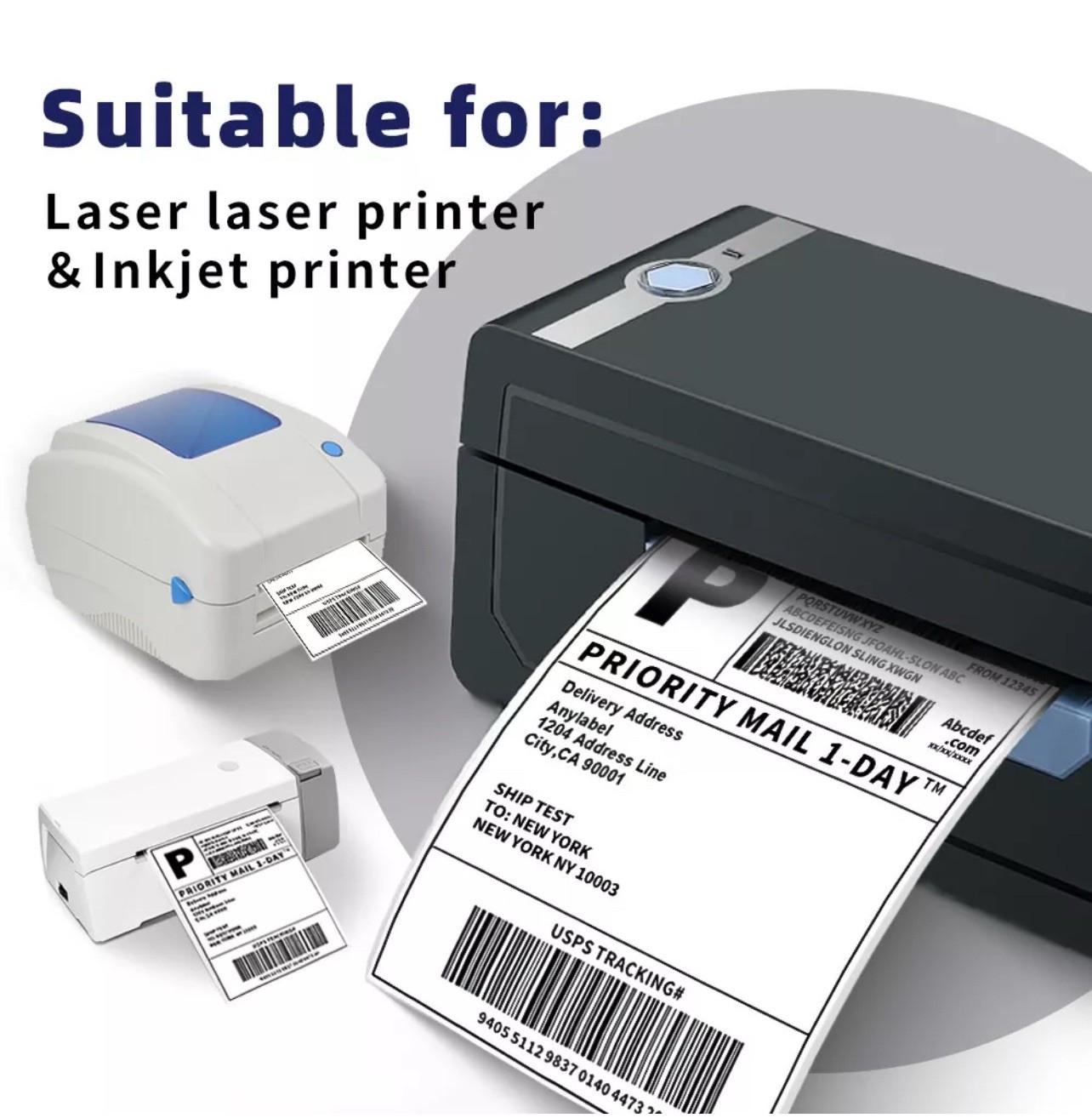 2X Rollo 4″x6″ Direct Thermal Shipping Labels for Zebra and Rollo 500 PCS NEW US