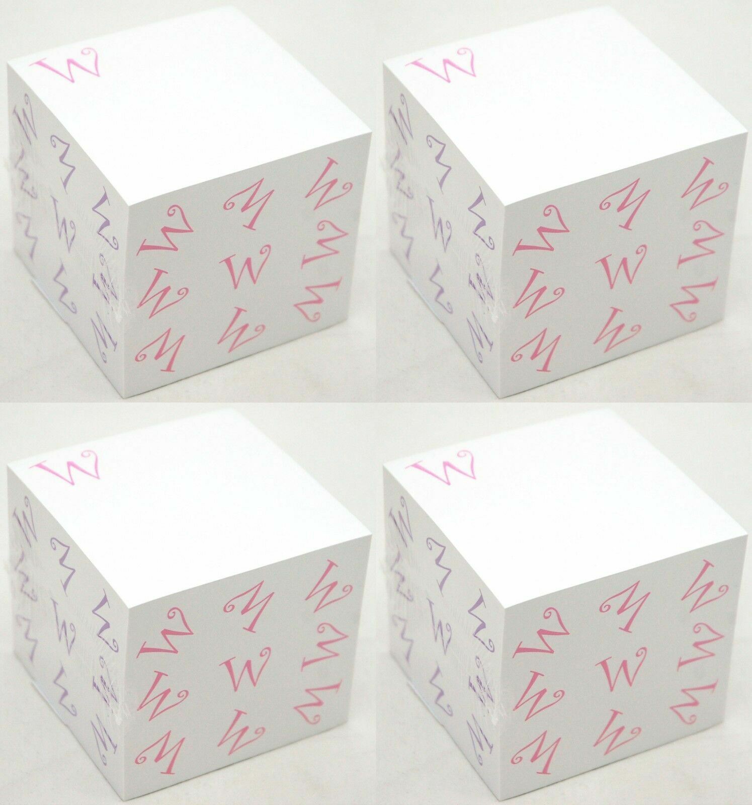 2400 Post-It SHEETS Notepad The Letter W White Sticky Notes 3″ Square Office NEW