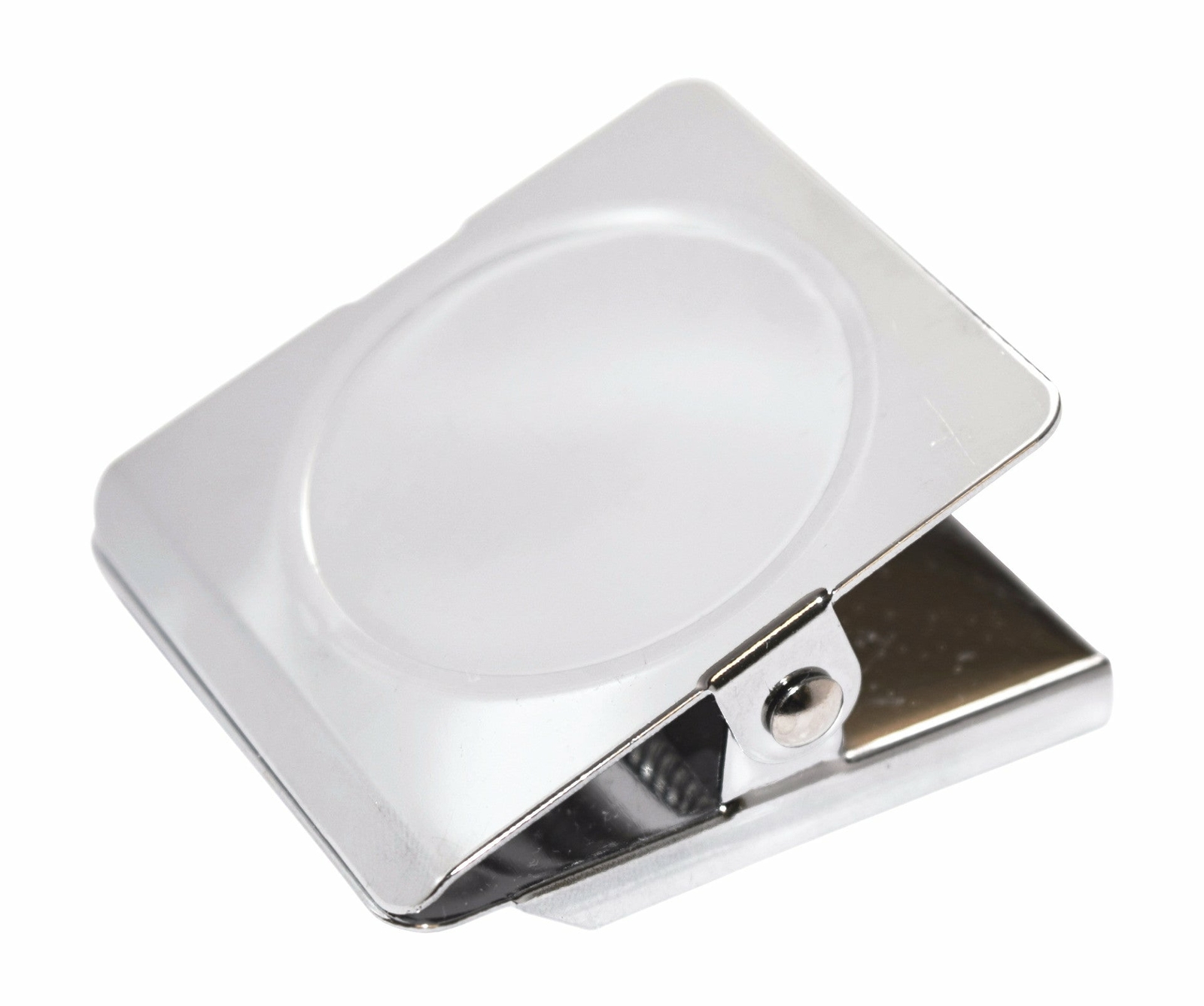 45mm (1.75 Inch) Square Magnetic Metal Clip, Refrigerator Magnet (4 Pack)