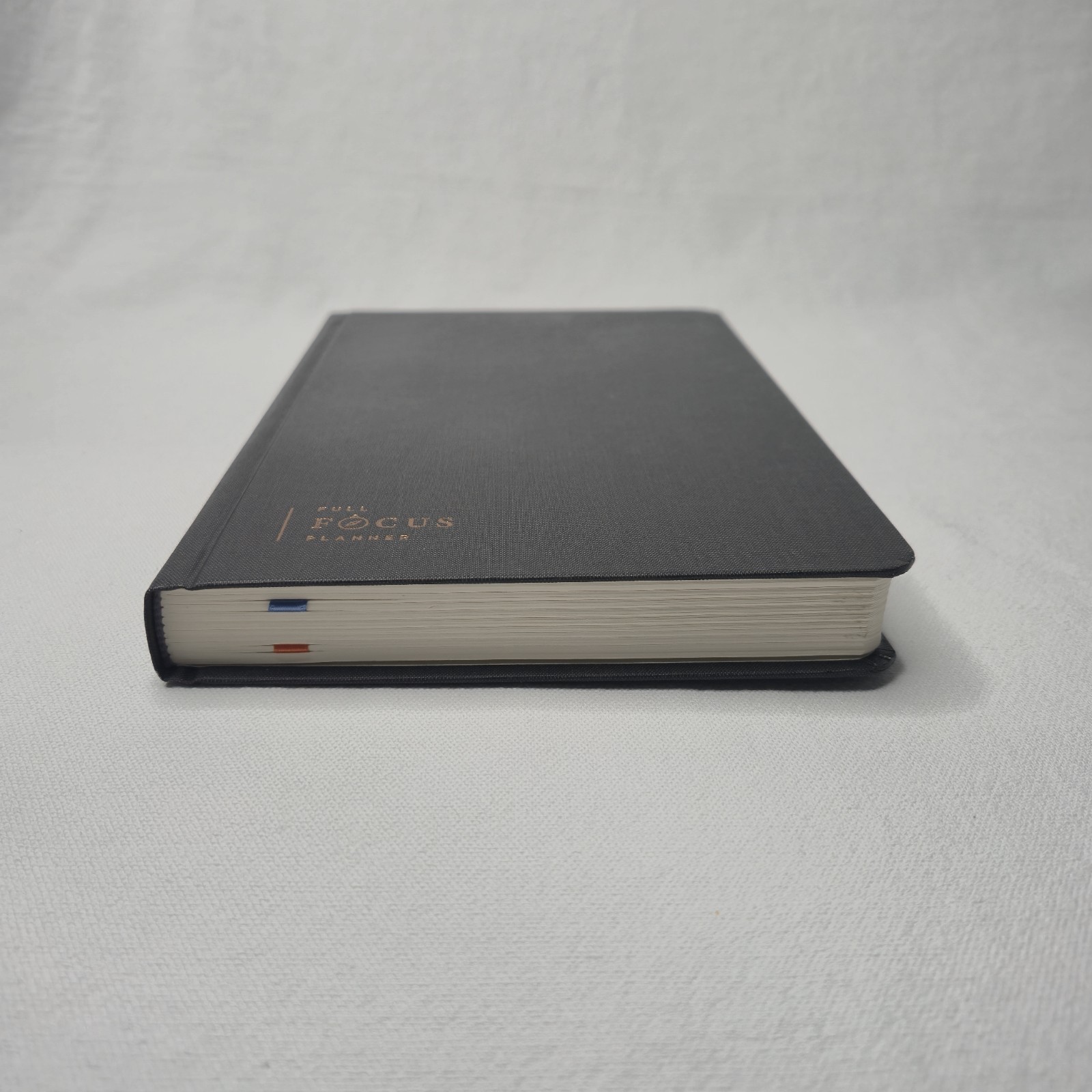 FULL FOCUS PLANNER Michael Hyatt Linen Hardcover Journal Black NEW + Bonus READ!