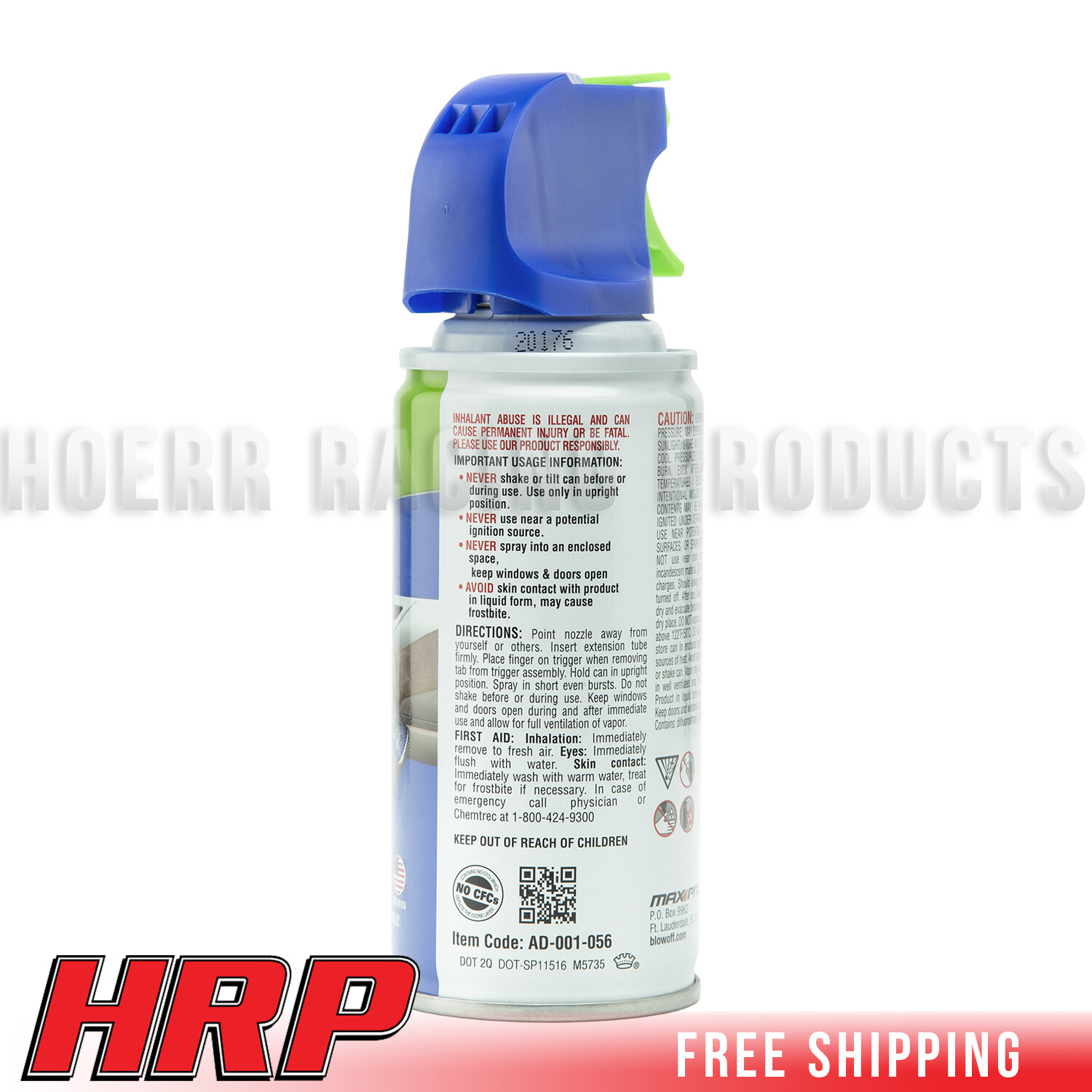 Blow Off 1056 Auto Air Duster 3.5 oz. Can