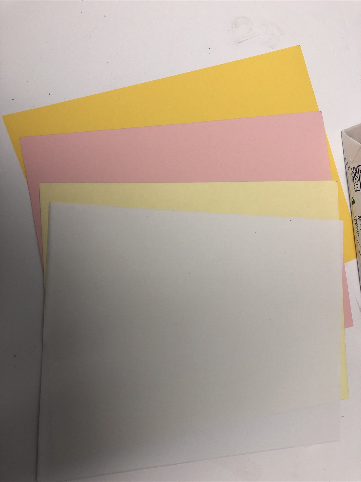 2 Reams Excel One Carbonless Paper 4-Part 8-1/2×11 (125 Sets/500 Sheets) 16603