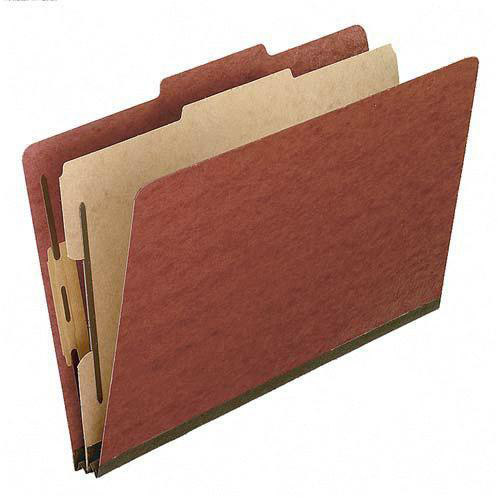 Esselte Pendaflex 2157R Legal Classification Folder – 8.5″ X 14″ 2/5 Tab -Box 10