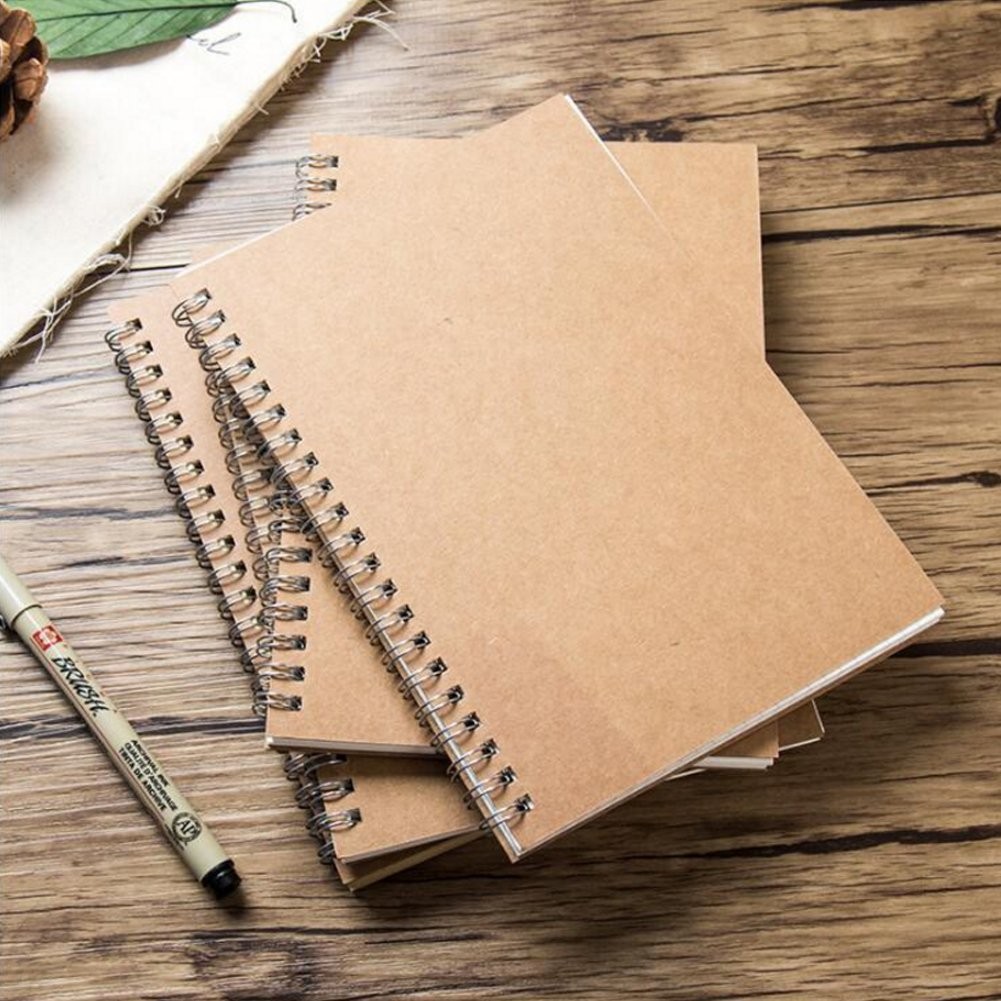 Soft Cover Spiral Notebook Journal, Coofficer Blank Sketch Book Pad, Wireboun…