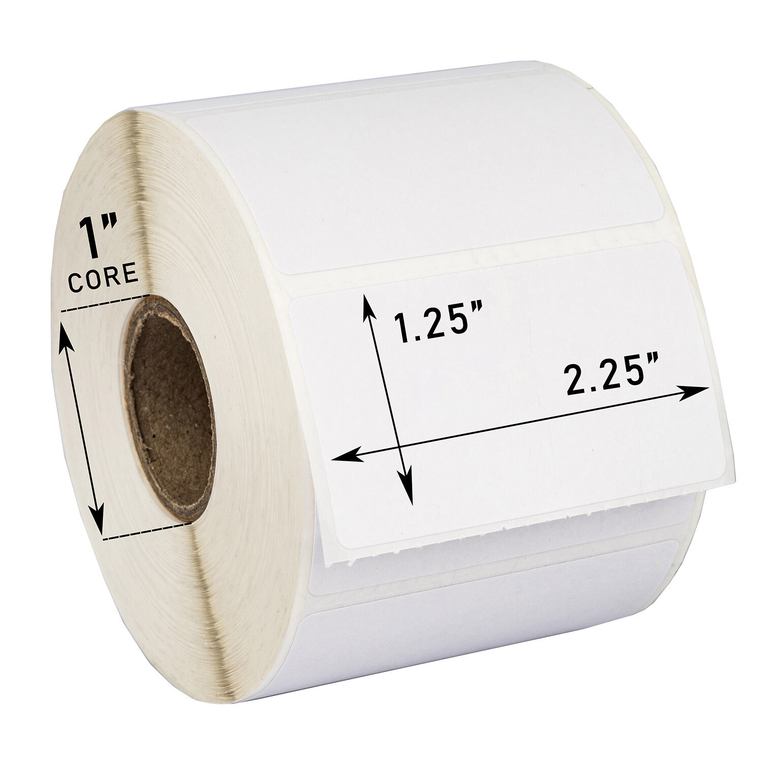 ZEBRA /ELTRON 2.25 x 1.25 (2-1/4″ x 1-1/4″) Thermal Labels – (100) Rolls of 1000