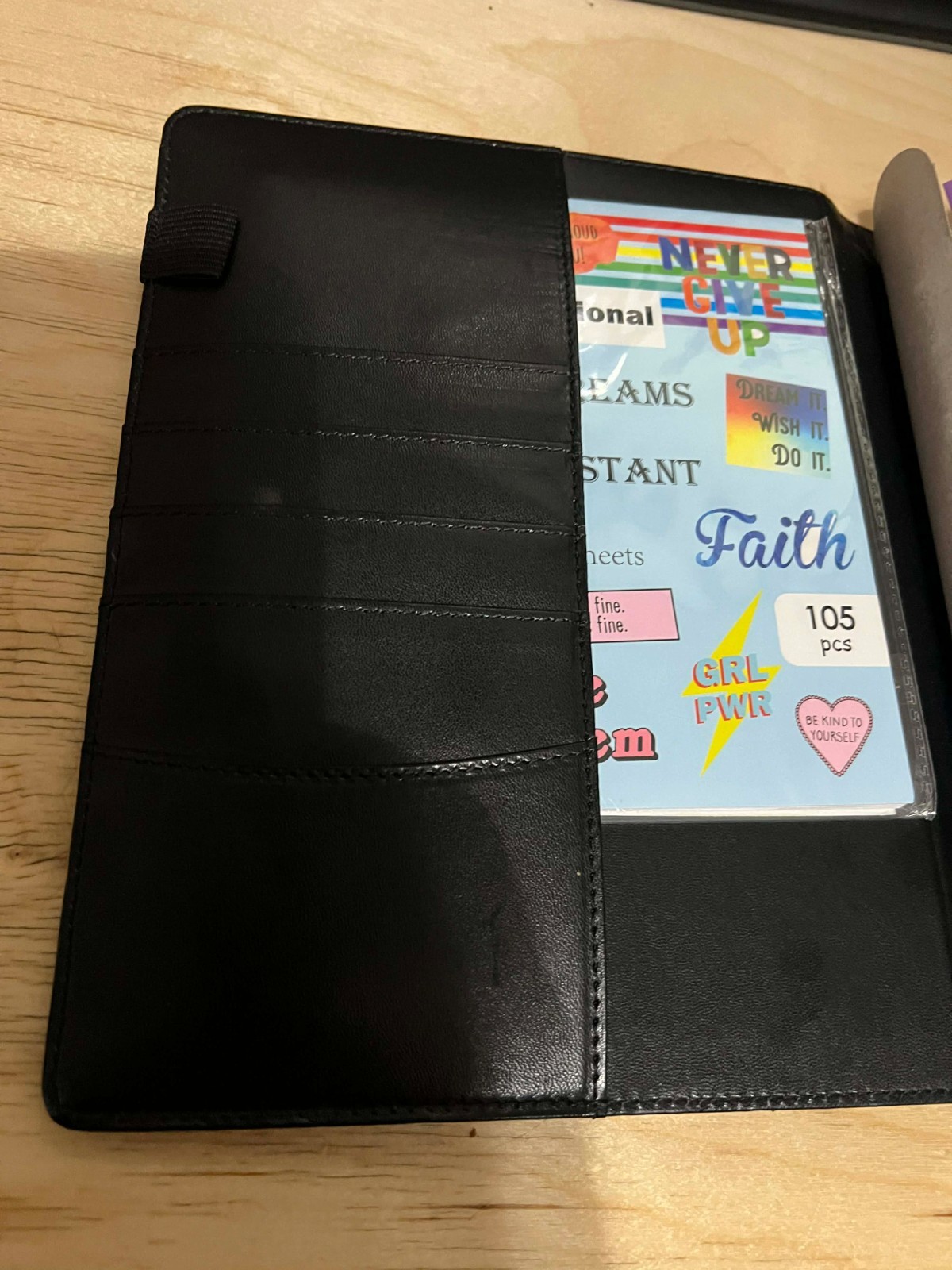 4 In 1 Cancer Journal Planner 365 Days Binder, Zipper Pouch