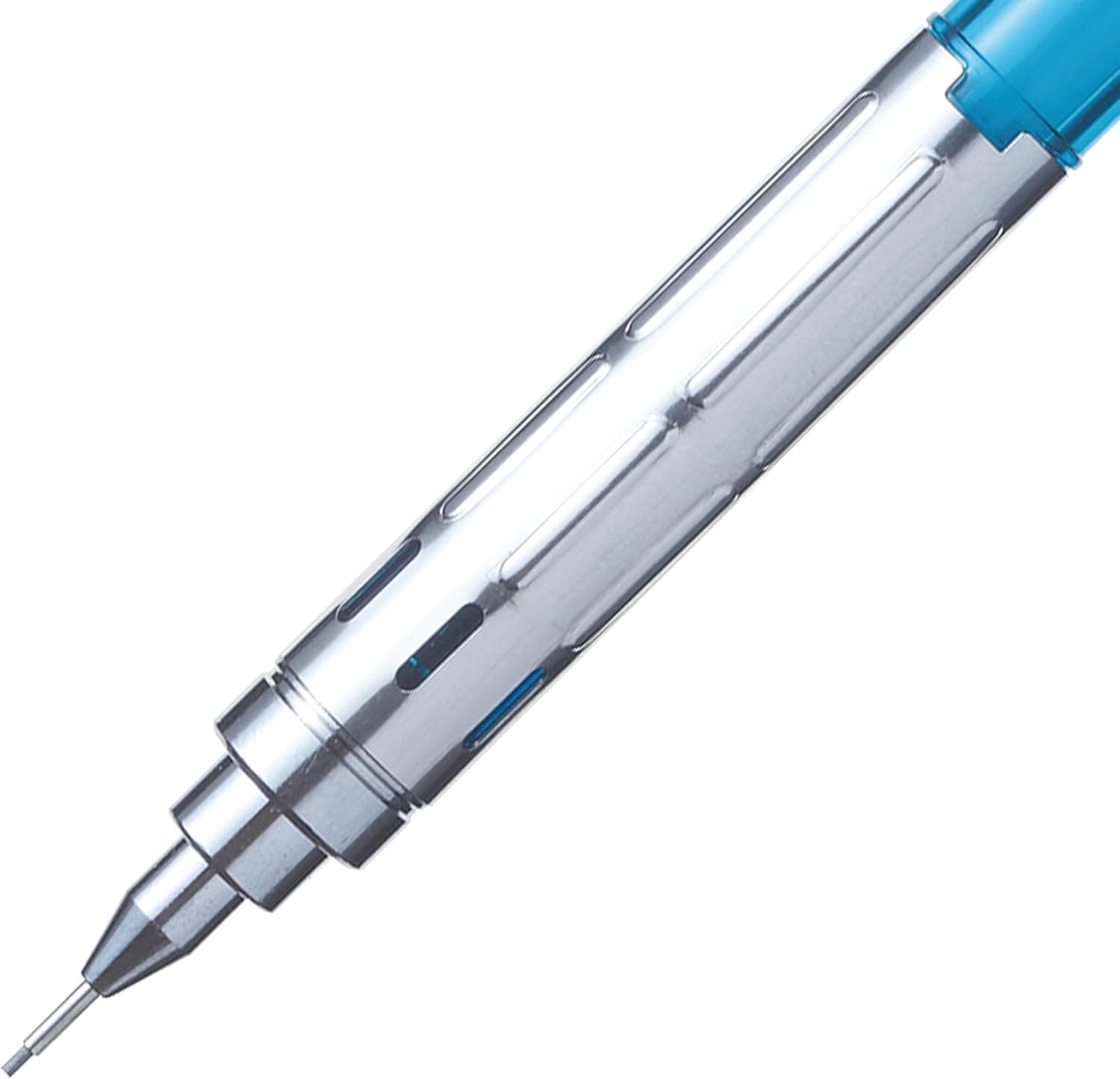 Lot of 4 Pentel GraphGear 300 Mechanical Pencils, Sky Blue Pencils, 0.7mm NEW
