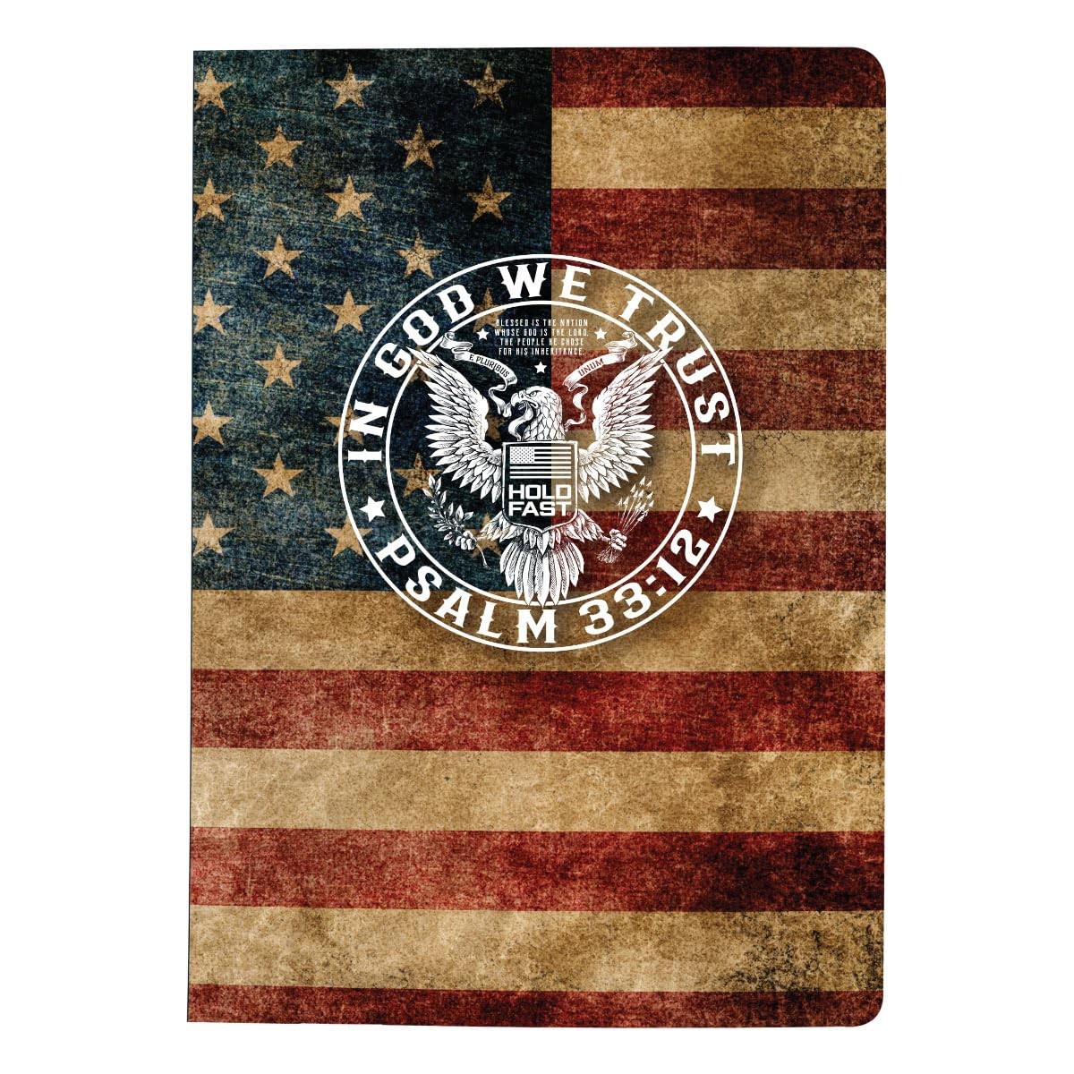 Hold Fast Red, White, and Blue 8.5 x 5.7 Inch Mens Patriotic, Eagle, American…