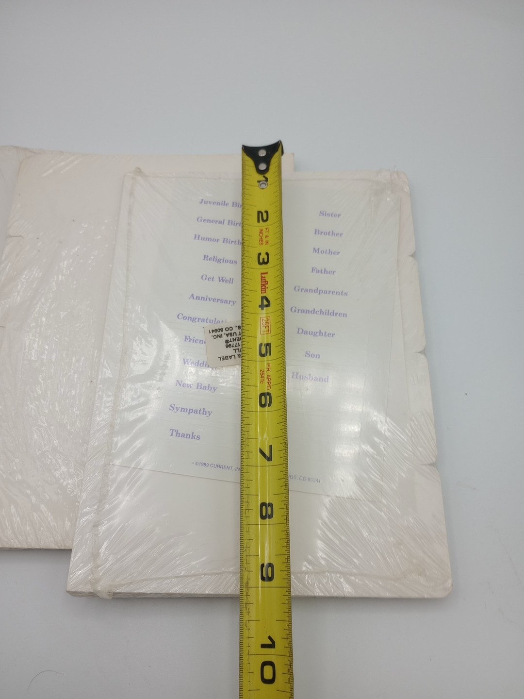 Current USA Inc Greeting Card Dividers And Label Refill 17796 New Organization