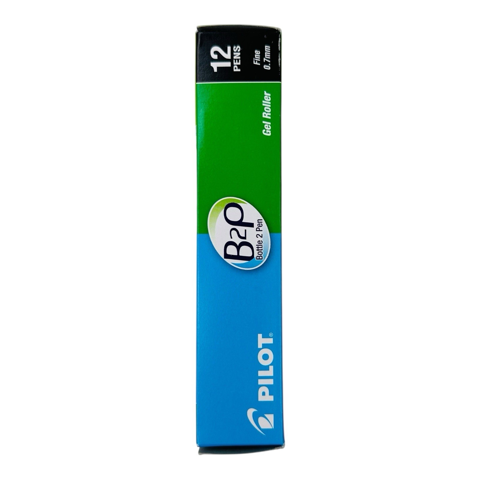 12 Pens Pilot B2P Retractable Gel Roller Pen Black Ink 0.7mm