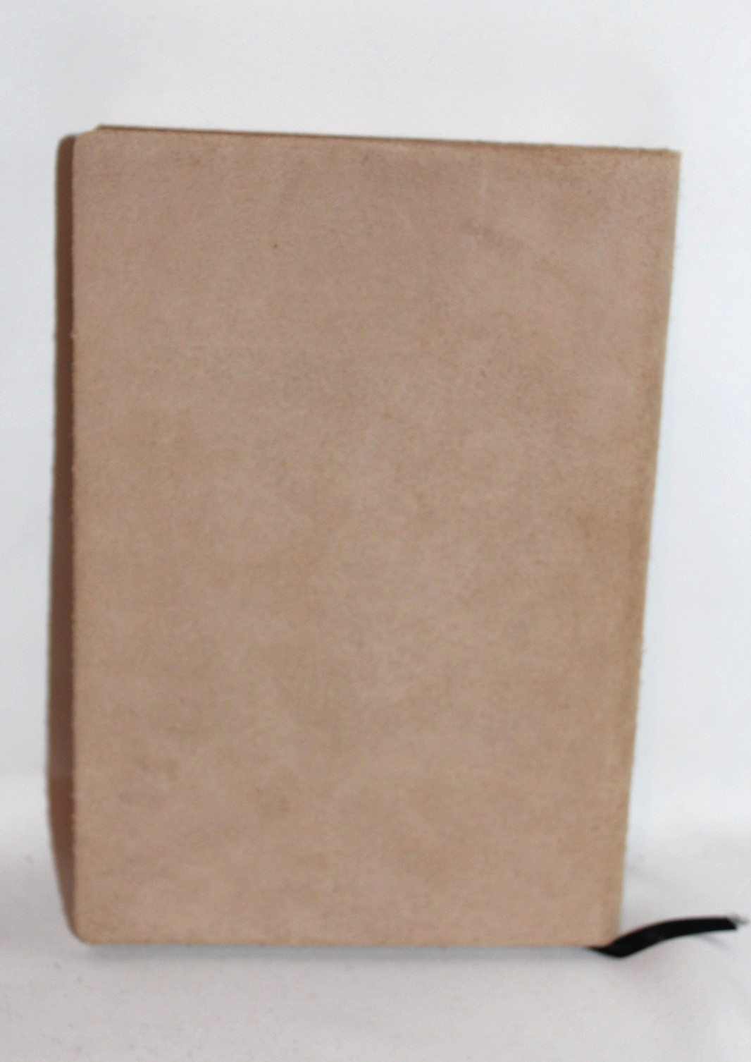 6 x 8 Journal Quill Natural Leather Suede Made in Italy Barnes Noble NEW