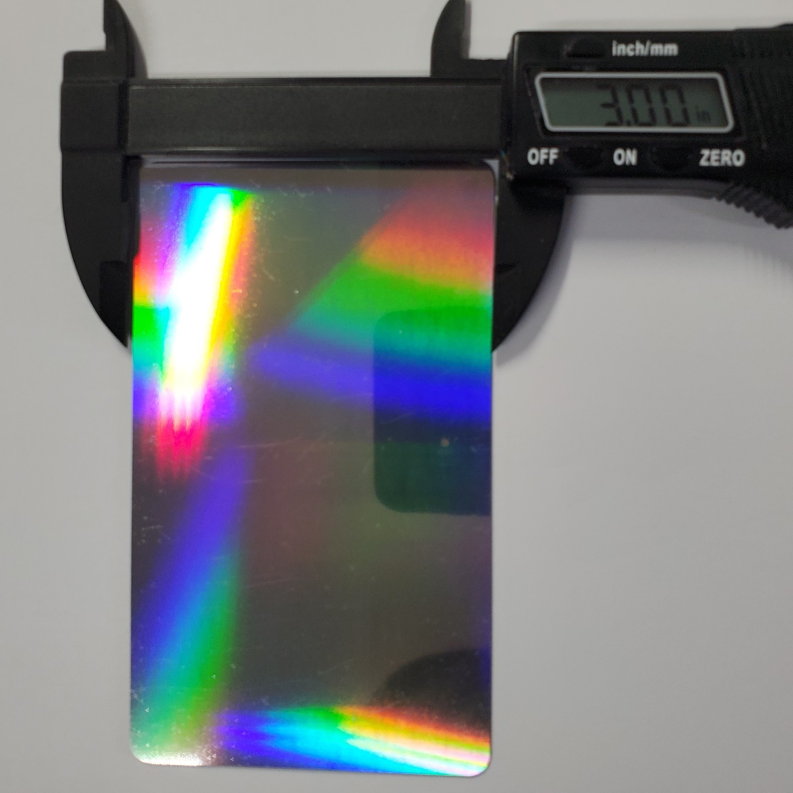 3 x 5 inch Diameter Blanks Made from Holographic Plastic – Sold in Packs of 25