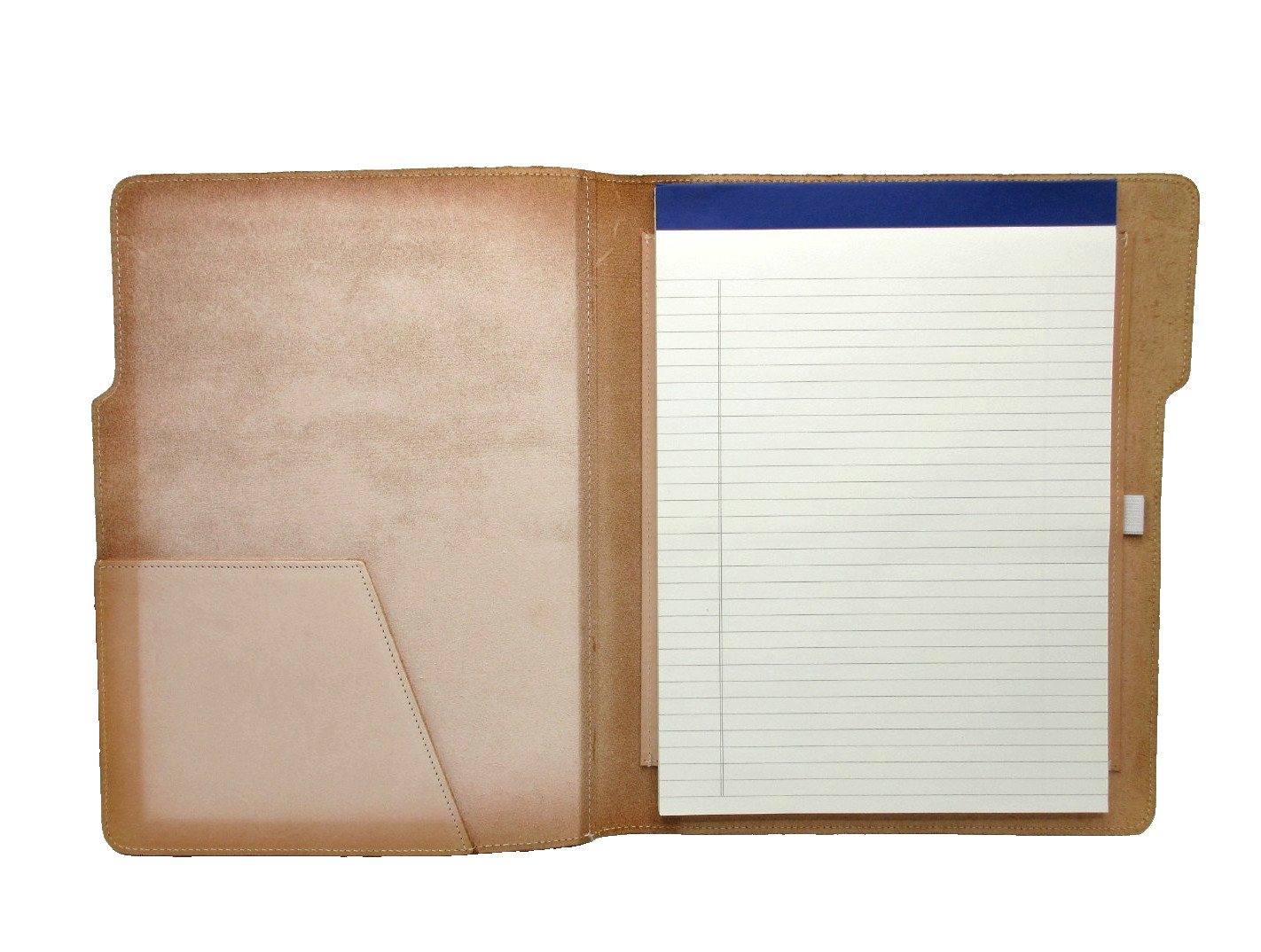 VACHETTA LEATHER Portfolio 9×12″ Natural Graphic Image Made in America
