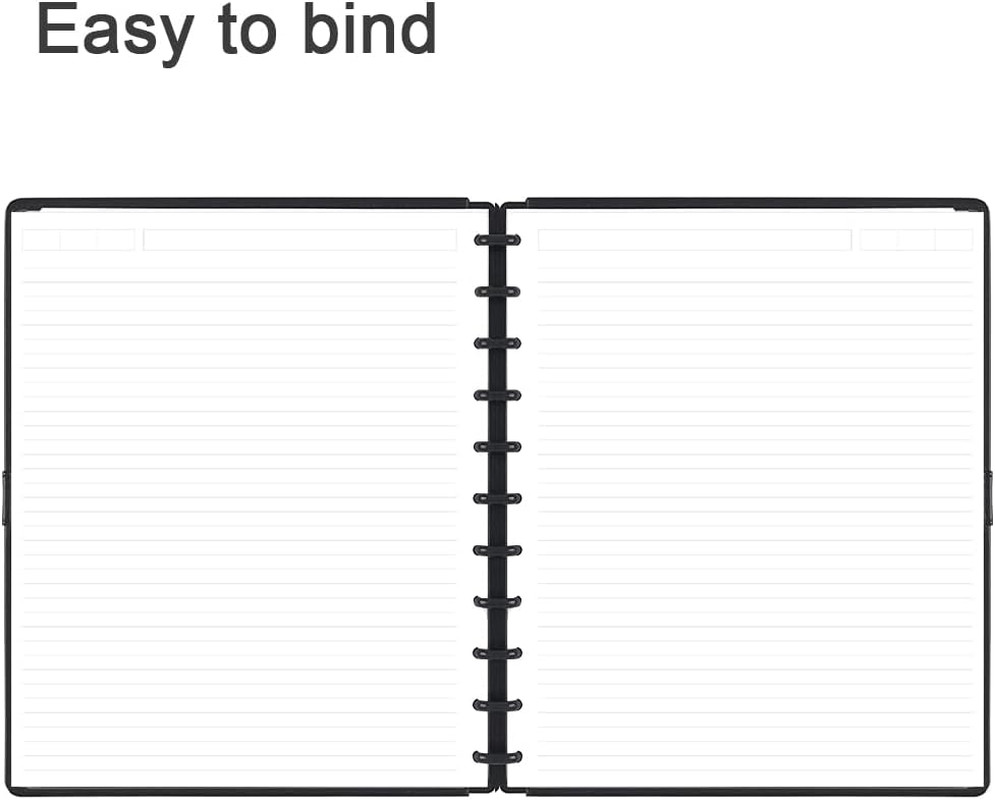 Letter Size Discbound Refill Paper Pack of 2 200 Sheets White 8.5 x 11