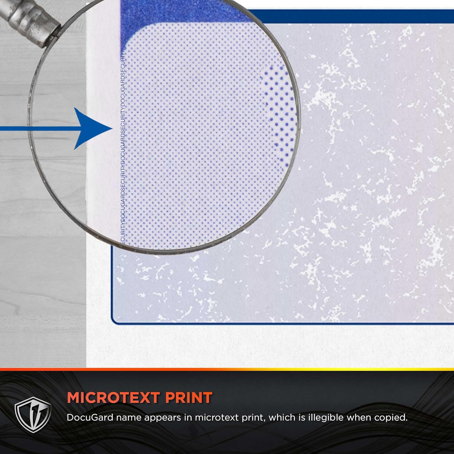 Blue/Red Premier Prismatic Top High Security Check Paper – Laser/Inkjet Printer