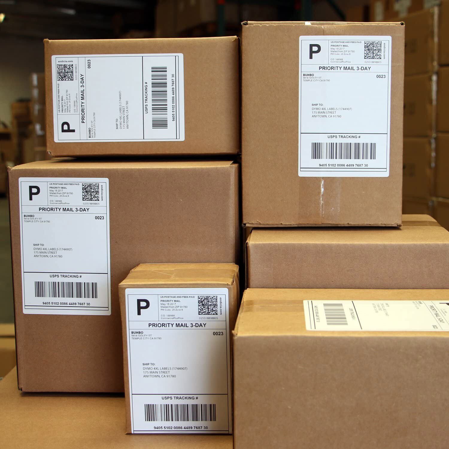Rolls 220 Thermal Shipping Labels 4×6 Compatible 1744907 Dymo 4XL LabelWrite
