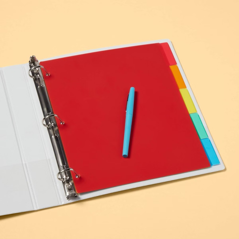 Plastic Letter Index Dividers