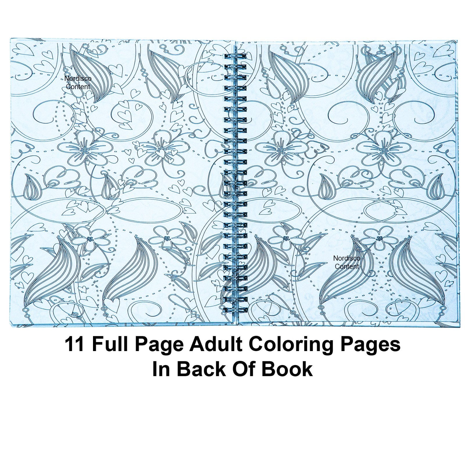HOD78190 Doodle Notes, Adult Coloring Book For Notes, 7 x 9″ ,110 Pages