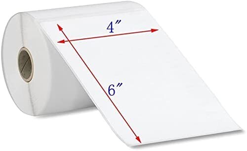 20 Rolls 4×6 Direct Thermal Shipping Labels – 250 per roll – 5000 labels
