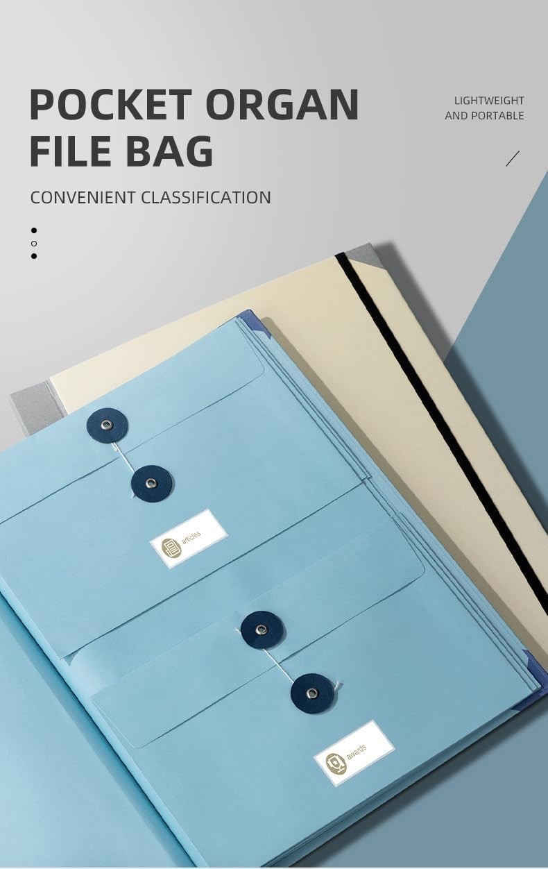 The Life Book Document Organizer – Binder for Important Documents, Document O…