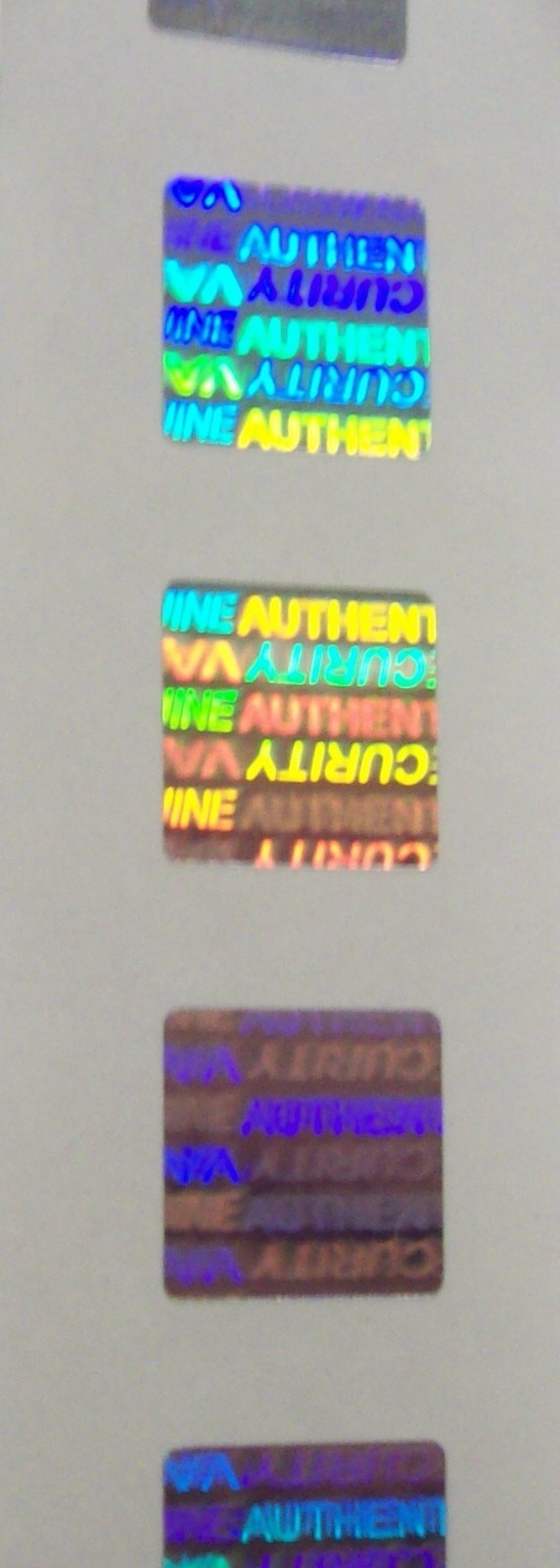 SV12 100 SVAG 12 mm Hologram Labels Tamper Evident Sticker Seals