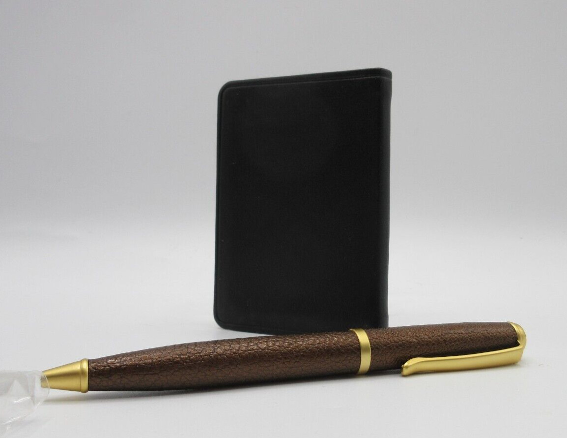 America’s Coastlines Mini Travel Journal Leather Cover Post Miniatures Black