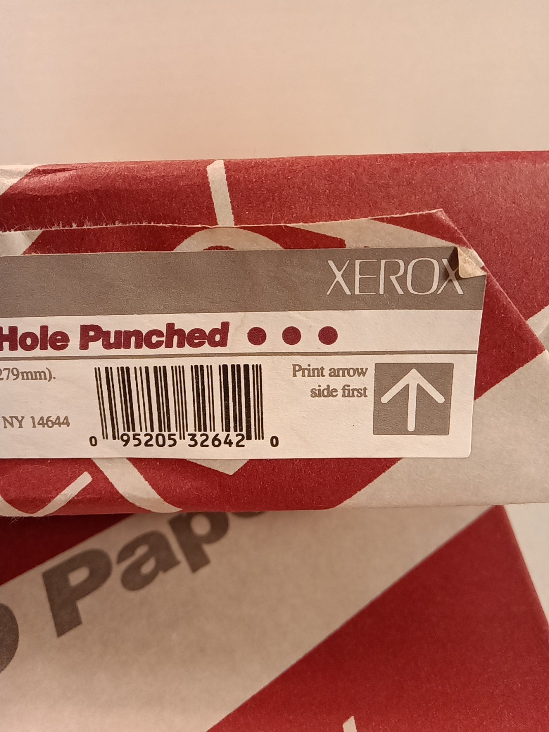 2 Reams Xerox 4200 20 Lb. White Paper 8.5 X 11 3 Hole Punch Multi Purpose 3R2641