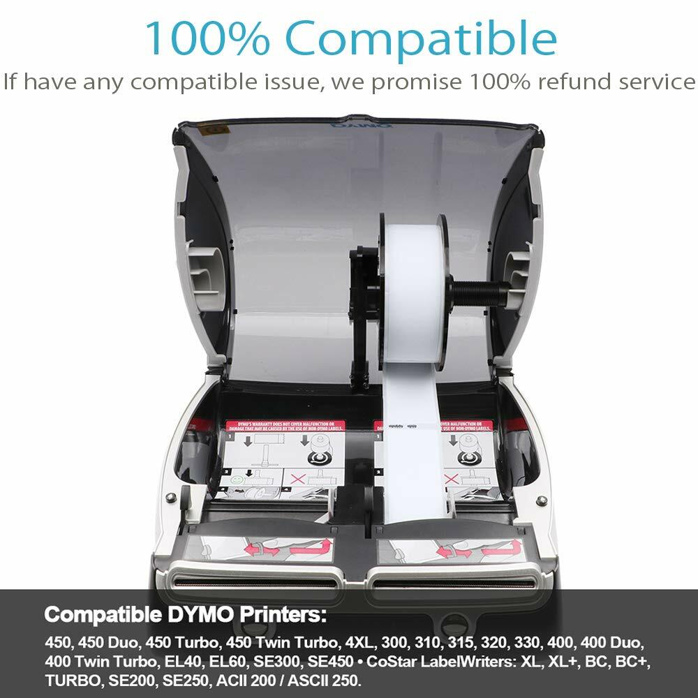 12 Rolls of 350 Address Labels in Mini-Cartons For DYMO® LabelWriters® 30252