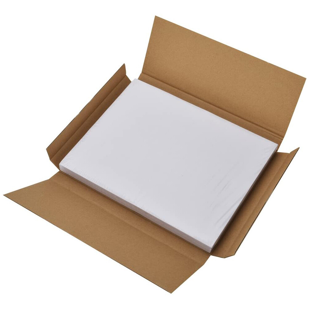 1000 Shipping Labels 8.5 x 5.5 Half Sheets Blank Self Adhesive 2 Per Sheet USA