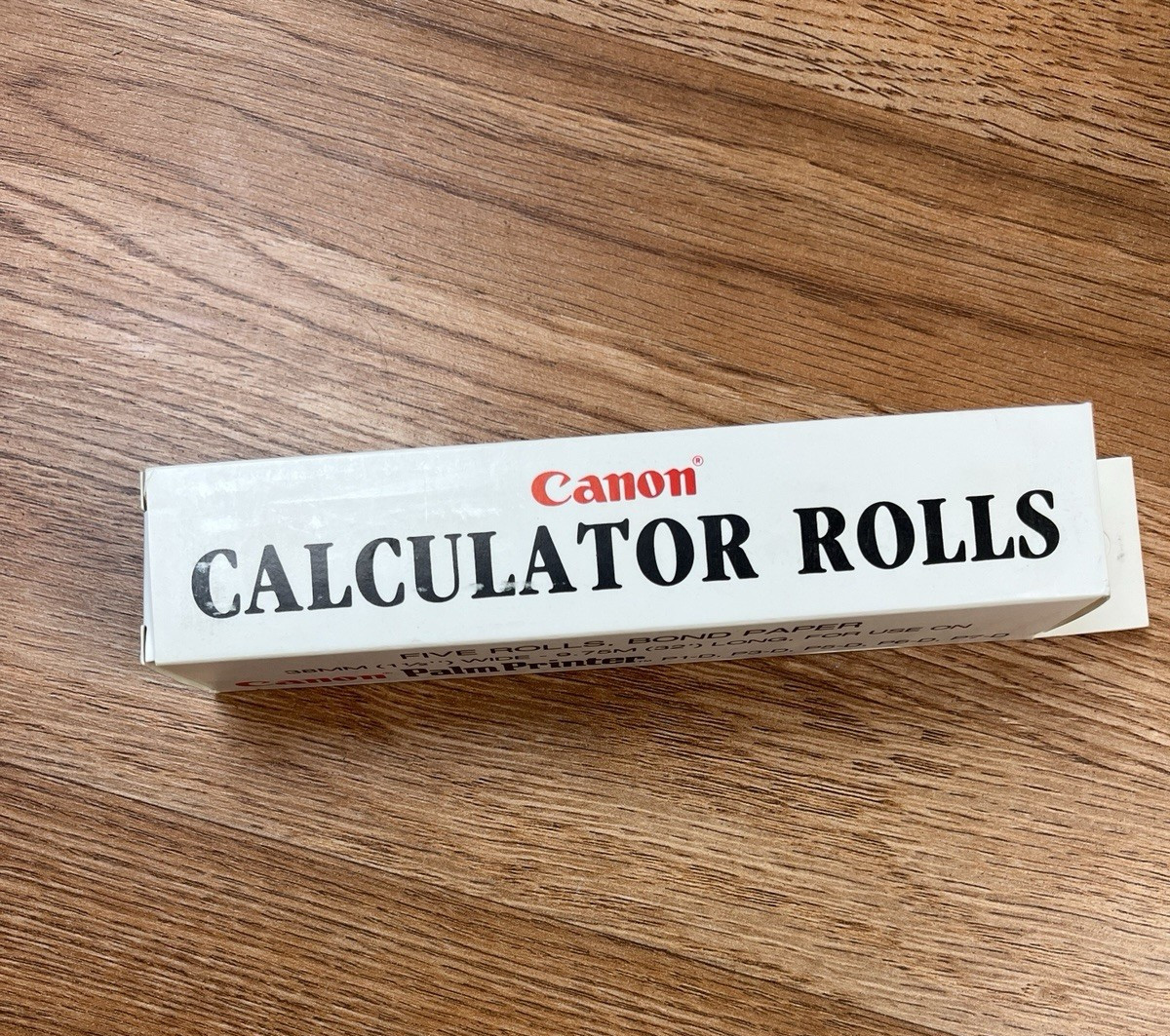 Canon Palm Printer Calculator Paper Rolls Box of 5 Rolls 1.5″ W x 32′ L NEW