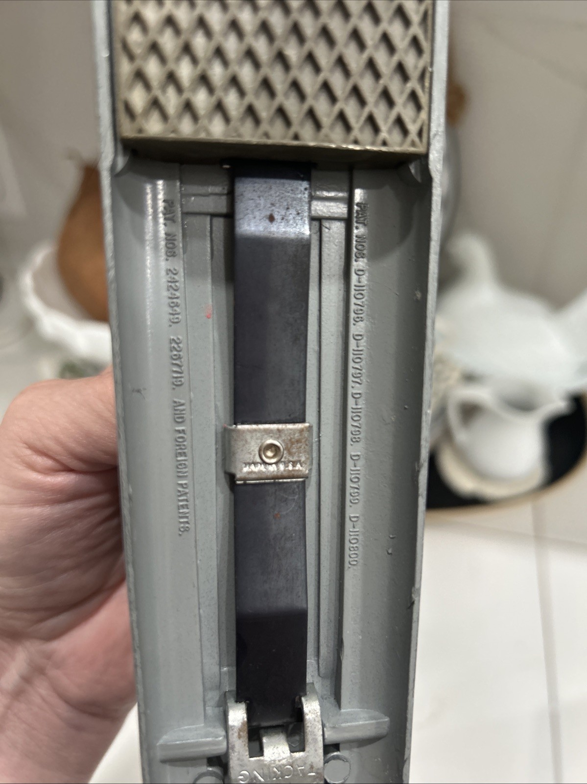 Vintage Swingline Stapler #27 1950s Retro 8 1/2″ Grey Desk Long Island NY Works