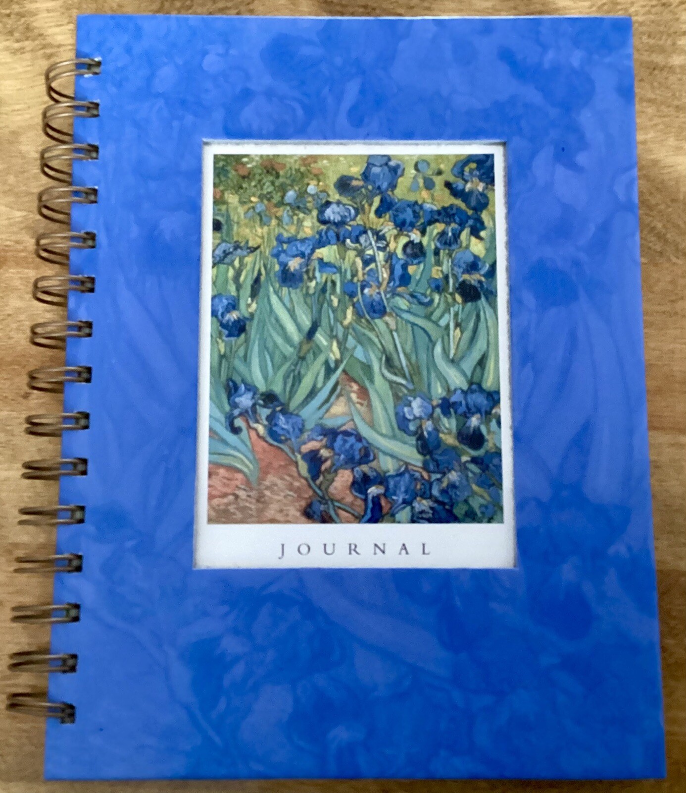 2004 Peter Pauper Press Lined Journal, Irises By Vincent Van Gogh, New/Unused