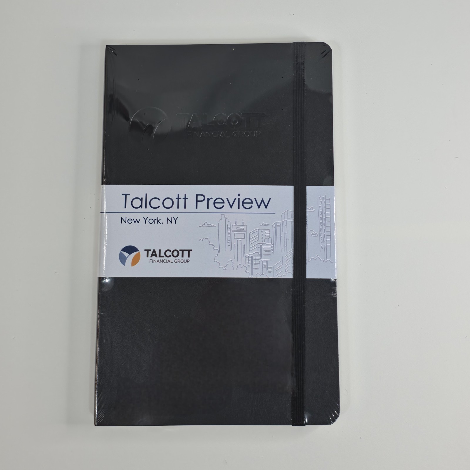 Moleskine x Talcott Financial Group Large Ruled Notebook 5″x8″ Sealed Black