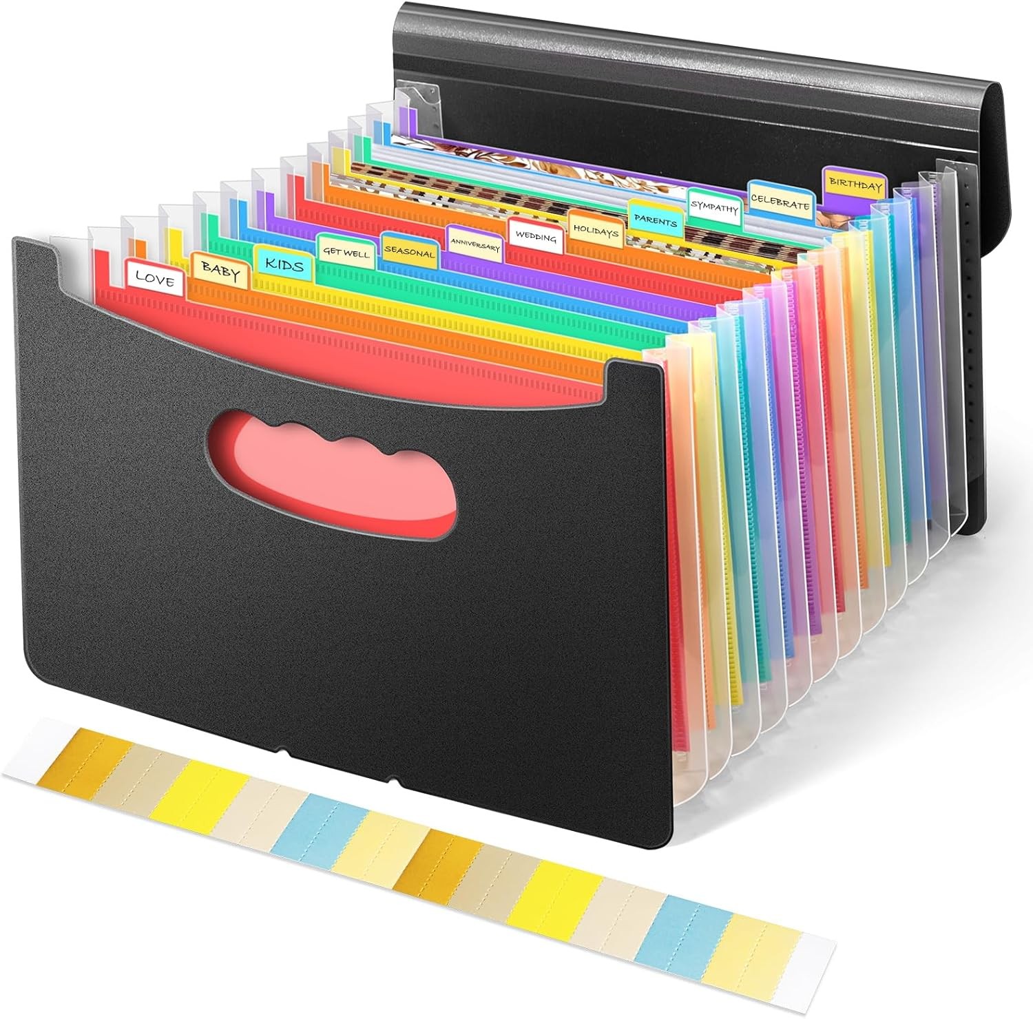 Greeting Card Organizer Expanding Organizer Greeting Card Storage Box Accordi…
