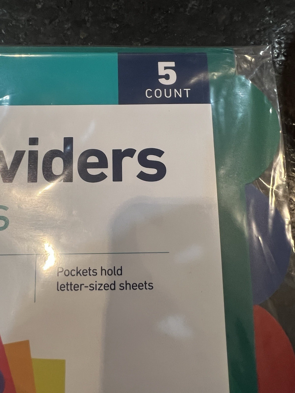 lot of 20 Wexford Index Dividers with Pockets Tabs 5 Count times 5
