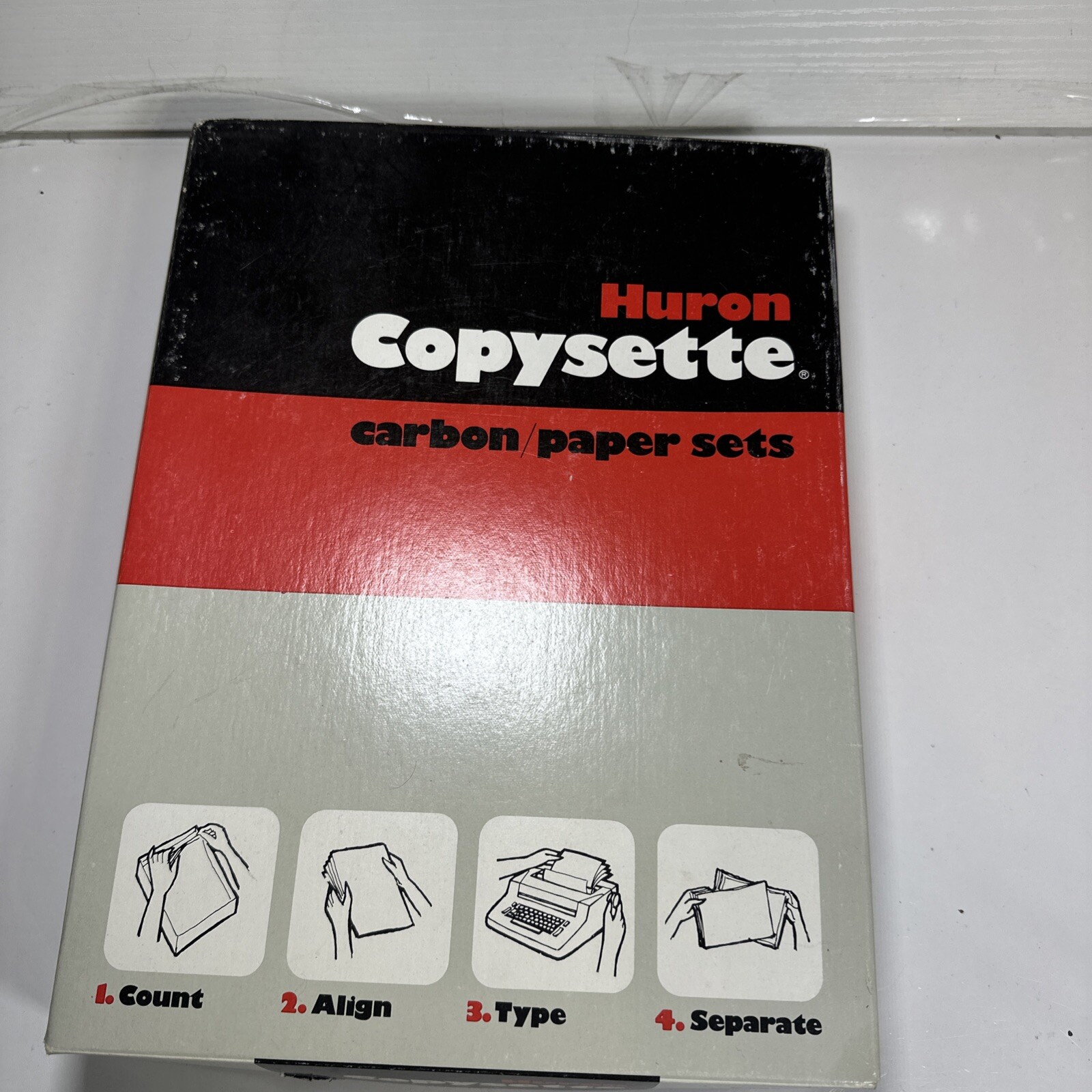 Vintage Carbon Paper 500 Sets 8.5″x 11″ Huron Copysette Canary CA9B11 NOS