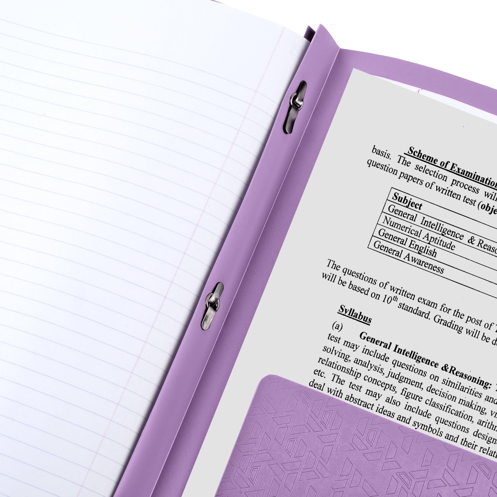 Five Star 2-Pocket Folder, Plastic Folder with 1 Count (Pack of 1), Purple