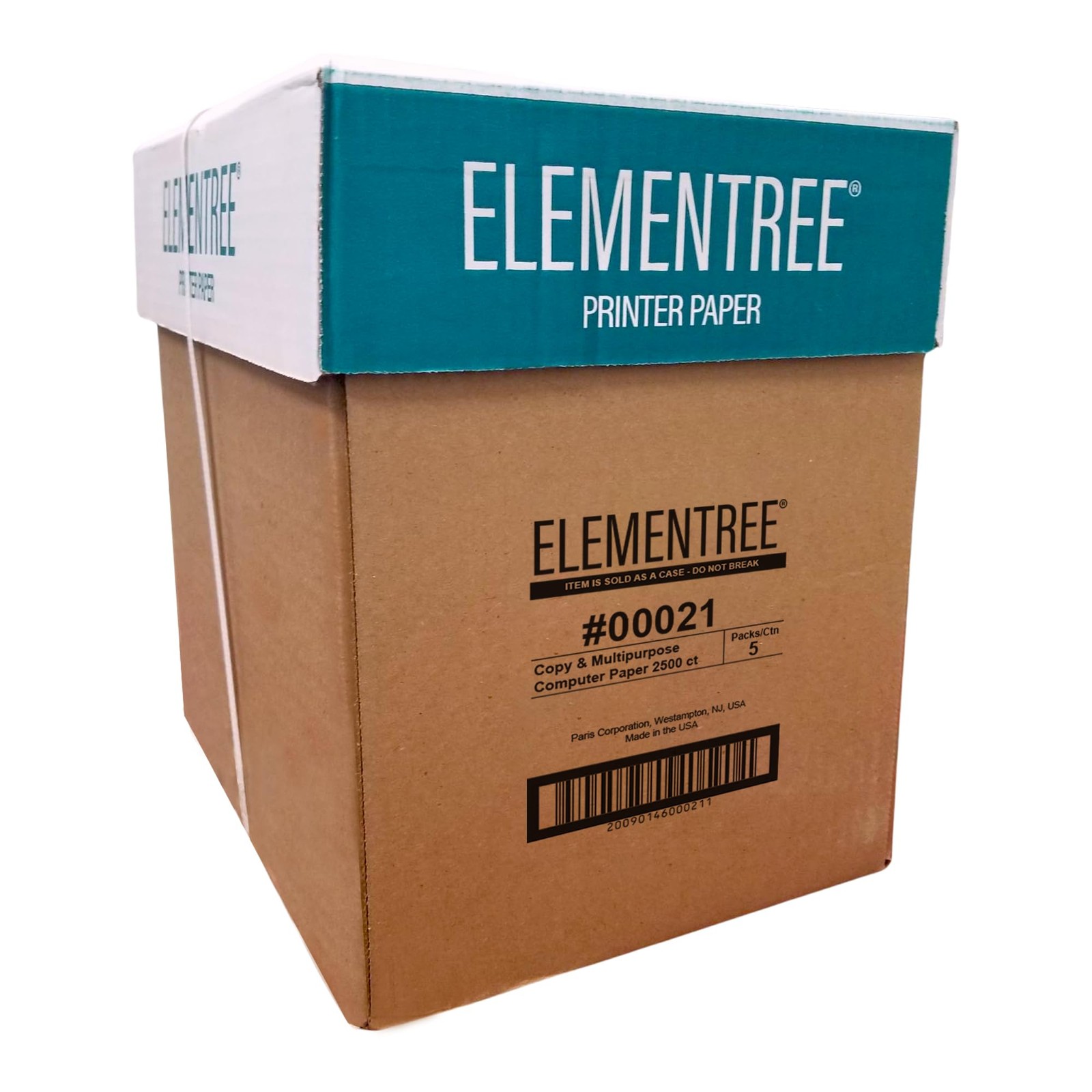 Paper Case 8.5″ x 11″ – Sustainable Made from Sawmill Waste – 20 lb Copy & Mu…
