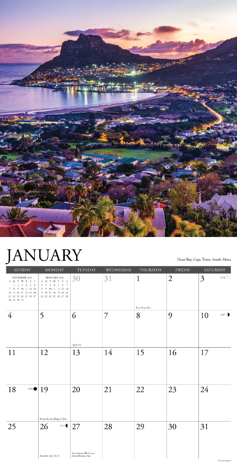 Africa 12″ x 12″ Wall Calendar(free shipping)