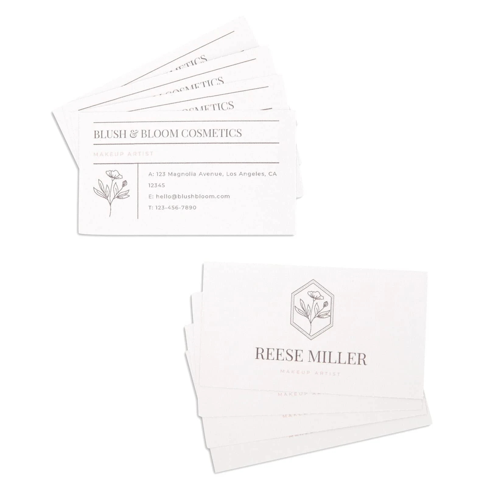 100 Pack Blank Business Card Paper for Printer, Inkjet and Laser Printable Sh