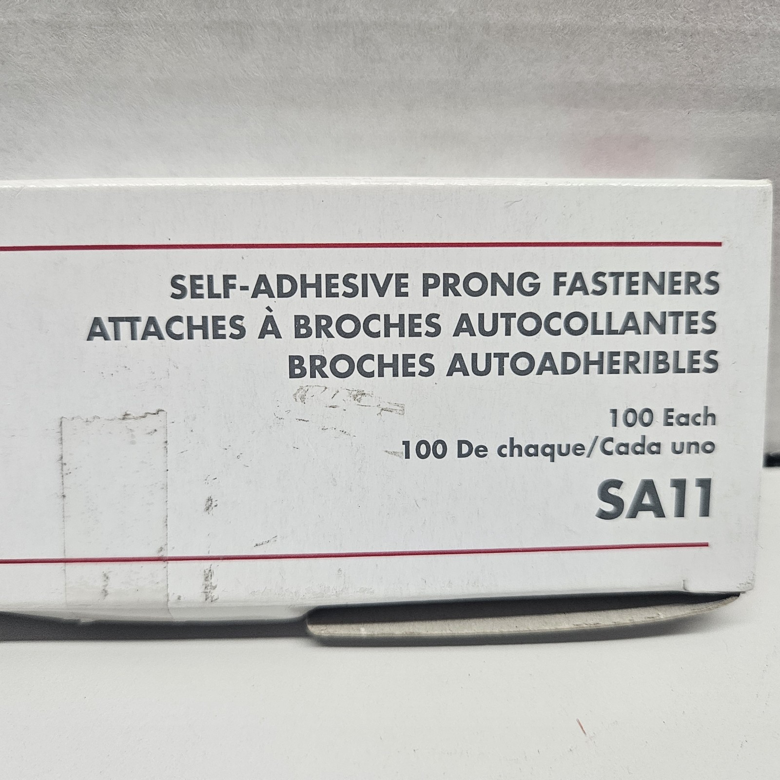 Sparco 160 count Self Adhesive Prong Fasteners 1″ Prong 240 Sheet Capacity SA11